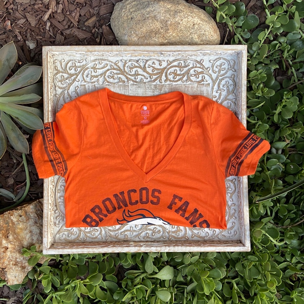 VICTORIAS SECRET PINK BRONCOS SHIRT